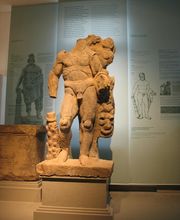 Römische Hercules-Skulptur, Fundort Güglingen.