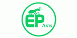 Grünes Logo mit einer Ameise über den Buchstaben "EP" und dem Wort "Ants" darunter.