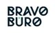 Textlogo: "BRAVO BÜRO" in stilisierter Schrift, mit grünem Akzent auf dem Ü.