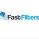 Logo of "Fast Filters" with a blue winged envelope icon.