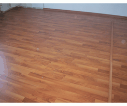 Laminatverlegung