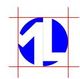 Logo blu con lettere bianche "M" e "L" sovrapposte, incorniciato da linee rosse.