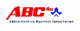 Logo mit Text "ABC 4u Administrative Business Consultation" in Rot und Blau.