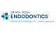 Logo for Santa Rosa Endodontics featuring a floral design and text.