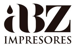 Logo de ABZ Impresores en letras negras estilizadas sobre fondo blanco.