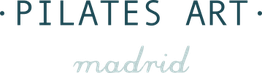Texto "PILATES ART madrid" con diseño minimalista.