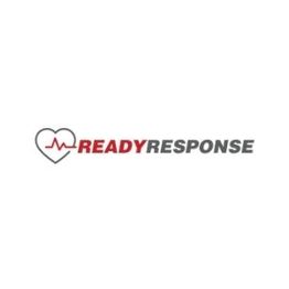 Heart-shaped logo with "Ready Response" text and heartbeat line.