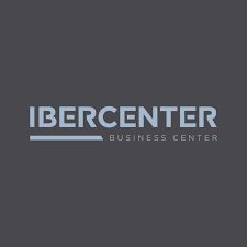 Logo de Ibercenter: texto "IBERCENTER BUSINESS CENTER" sobre fondo gris oscuro.
