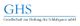GHS-Logo mit Text: "Gesellschaft zur Heilung der Schlafapnoe mbH" in Blau.