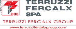 Logo di Terruzzi Fercalx Group con sito web e anno di fondazione, 1897, scritto a lato.