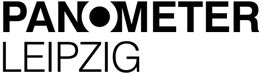 Textlogo: "Panometer Leipzig" in schwarzen Buchstaben auf weißem Hintergrund.