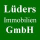 Grünes Logo mit dem Text: Lüders Immobilien GmbH in weißer Schrift.