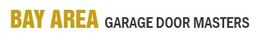 Bay Area Garage Door Masters logo in gold and black text.