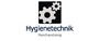 Logo mit Zahnrädern und Text: "Hygienetechnik Merchandising" auf weißem Hintergrund.