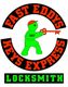 Fast Eddys Keys Express logo with a green figure holding a key and red lettering.
