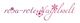 Logo mit dem Text "rosa-rote Nagelwelt", verziert mit Blumen in Rosa.