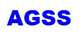 Text "AGSS" in blauer Schrift auf weißem Hintergrund.