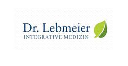 Logo von Dr. Lebmeier, Integrative Medizin, mit grünem Blatt.