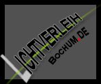 Logo mit Text: "Lichtverleih Bochum .de" auf grauem Hintergrund mit grünem Streifen.