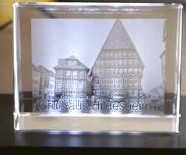 3D Foto imGlasblock wahlweise mit Beleuchtung