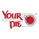 Red text logo of "Your Pie" with a stylized pizza design on a white background.