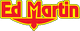 Red and yellow "Ed Martin" logo with an eagle design beneath the text.