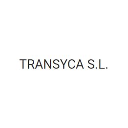 Texto "TRANSYCA S.L." en fuente negra sobre fondo blanco.