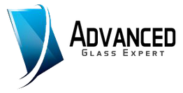 Logo of a company with a blue geometric design and stylized text on the right.