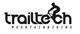 Logo mit Schriftzug "trailtech Mountainbiking" und Silhouette eines Mountainbikers.