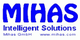 Logo mit Text: "MIHAS Intelligent Solutions, Mihas GmbH, www.mihas.com" in Blau.