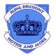 Blaues Wappen mit Krone und Text "Bling Discount Hotfix and More" in Weißer Schrift.