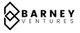 Logo with two geometric shapes and the text "BARNEY VENTURES" in bold, black letters.