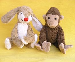 Hase Benny und Affe Toto