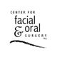 Text logo: Center for Facial & Oral Surgery, P.A., with a curved line underneath.