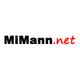 Text "MiMann.net" in Schwarz und Rot auf weißem Hintergrund.