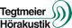 Logo mit Text "Tegtmeier Hörakustik" und grüner Ohr-Grafik rechts.