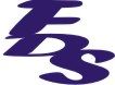 Logo mit stilisierten Buchstaben "EDS" in dunkelblauer Schrift auf weißem Hintergrund.