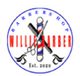 Barbershop logo with scissors, comb, barber pole, "Willie Barber," and "Est. 2020."