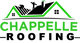 Green outline of a house roof with the word "CHAPPELLE" below in green letters.