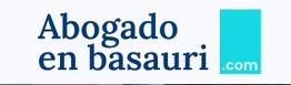 Texto: "Abogado en Basauri" con fondo turquesa.