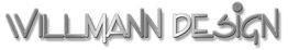 Der Text "Willmann Design" in modernem, stilisiertem Schriftzug.