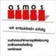 Logo mit rotem Text "asmos", darunter Slogans: "wir entwickeln erfolg", "suchmaschinenoptimierung".