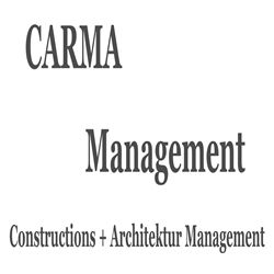 Text: "CARMA Management, Constructions + Architektur Management".