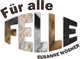 Logo mit Schriftzug "Für alle Felle", Buchstaben gefüllt mit verschiedenen Fellmustern.