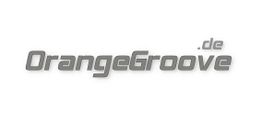Textlogo: "OrangeGroove.de" in grauer Schrift auf weißem Hintergrund.