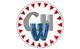 Logo mit Buchstaben "CHW" und roten Dreiecken in einem Kreis.
