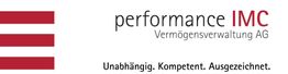 Logo von Performance IMC Vermögensverwaltung AG mit dem Slogan "Unabhängig. Kompetent. Ausgezeichnet."