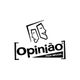 Logotipo do Opinião, com duas faces estilizadas acima do texto "Opinião POA-Brasil".