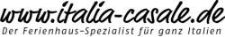 Logo mit Schriftzug: "www.italia-casale.de - Der Ferienhaus-Spezialist für ganz Italien".