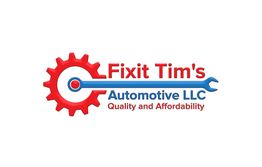 Logo of Fixit Tim's Automotive LLC with a gear and wrench design.